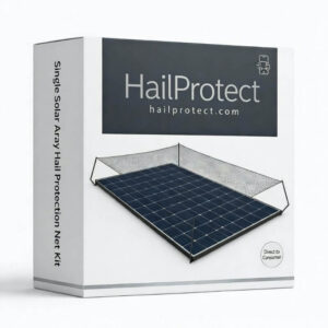 Hailprotect.com single hail protection solar net kit image